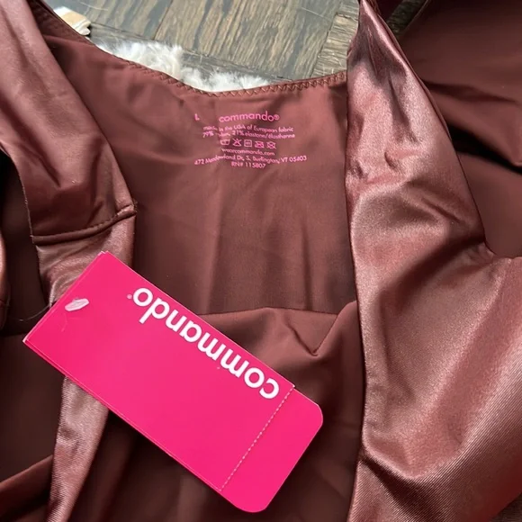 Commando Matte Metallic High-Cut Bodysuit - Copper - Picture 6 of 6